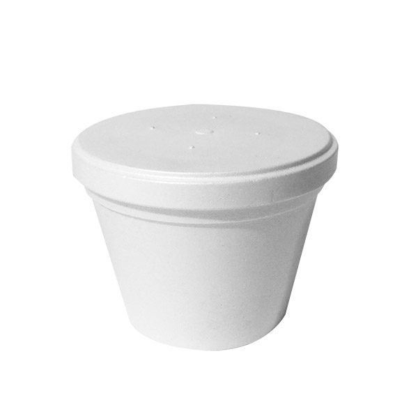 16oz FOAM SOUP BOWL W/ LID