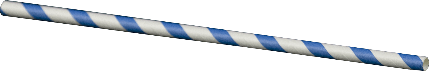 7.75" Wrapped BLUE Straw BIONATURE 4/300 CA