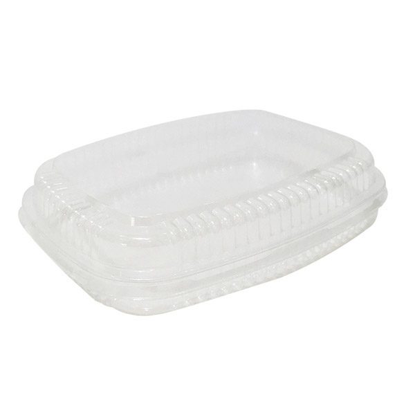 MED CLEAR BASE PLATTER W/LID