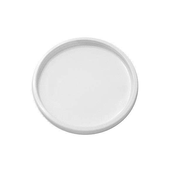 RECESSED PP WHITE DELI CONTAINER LID