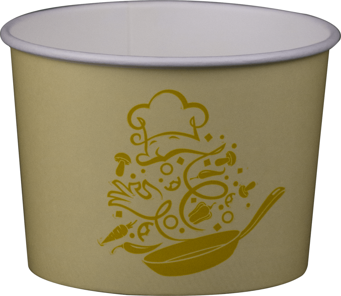 16oz Printed Paper Deli BIONATURE – Plastifar