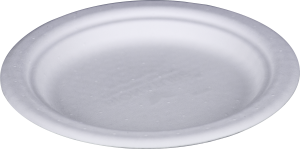 6" Paper Pulp Plate BIONATURE  (40018)