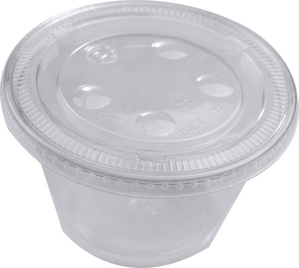 PET NON-VENTED LID FOR 9R, 12, 16oz CUPS