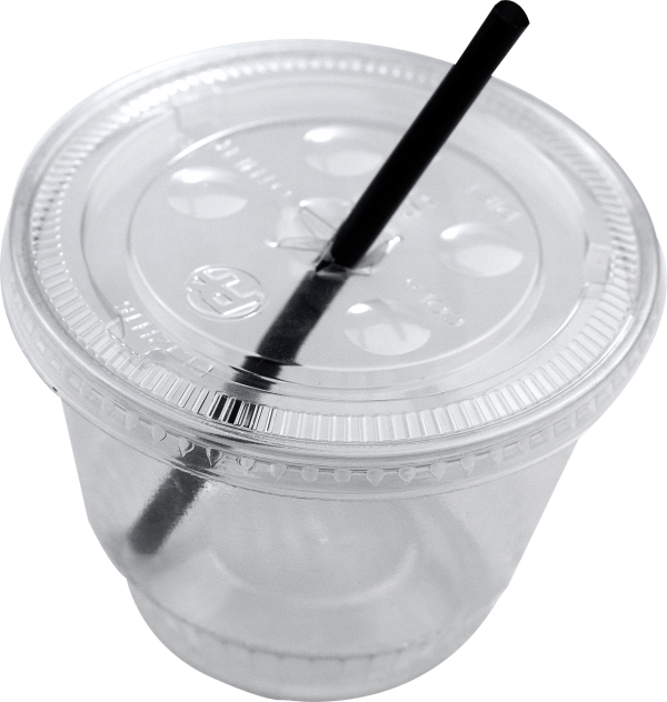 PET SLOTTED LID FOR 9R, 12, 16PPoz CUPS