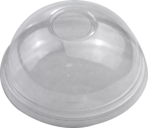PET 1" HOLE DOME LID FOR 16oz CUPS