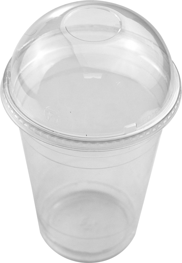 PET NON-VENTED DOME LID FOR 16oz CUPS