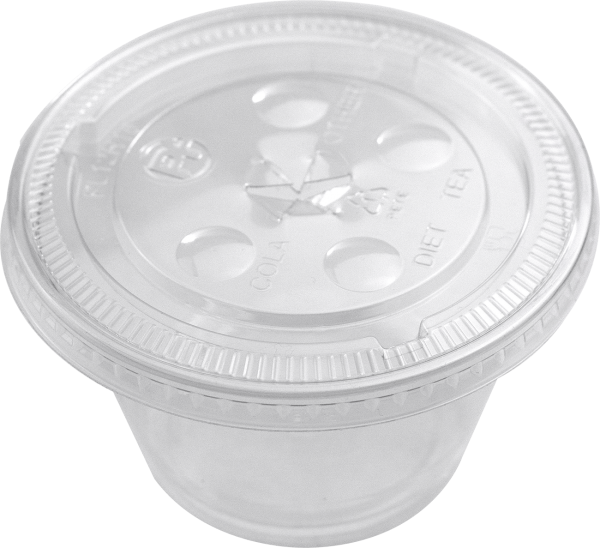 PET SLOTTED LID FOR 9R, 12, 16PPoz CUPS