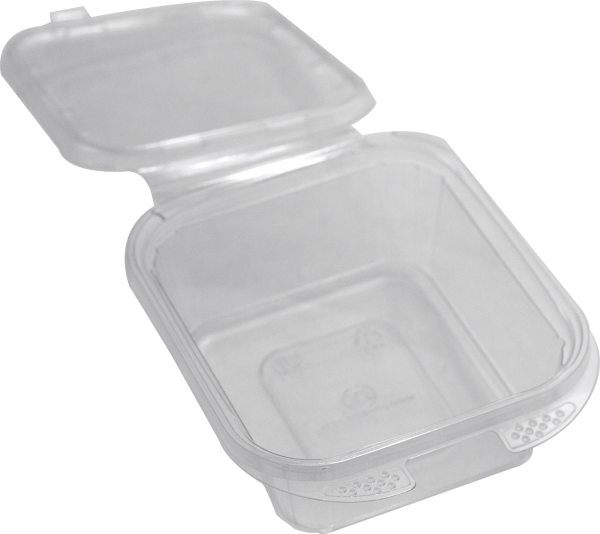 12oz ILOCK PET RECT HINGED LID CONTAINER