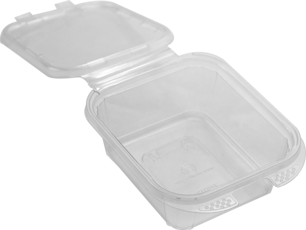 12oz ILOCK PET RECT HINGED LID CONTAINER