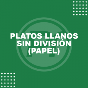 Platos Llanos Sin División (Papel)