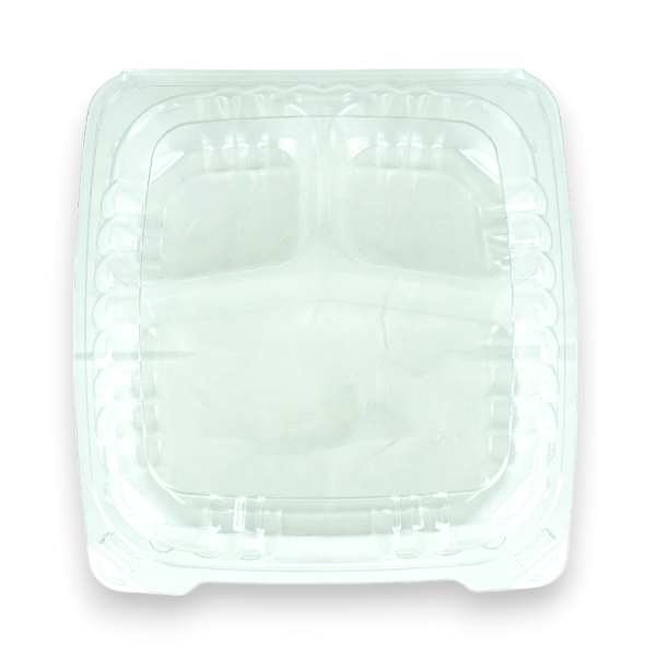 Bandeja Doble PET 9X9 Con 3 Divisiones (PET99C3) 2/100 Caja - Image 3